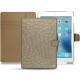Apple iPad Pro 9.7" leather case - Autruche desert