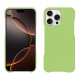 Coque cuir Apple iPhone 16 Pro - Vert olive ( Nappa - Pantone #a7c58e ) 
