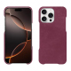 Lederschutzhülle Apple iPhone 16 Pro - Prune vintage ( Pantone #612434 ) 