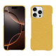 Capa em pele Apple iPhone 16 Pro - Mimosa ( Pantone #b39437 ) 
