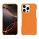 Lederschutzhülle Apple iPhone 16 Pro - Abaca arancio ( Pantone #d77540 )