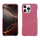 Funda de piel Apple iPhone 16 Pro - Serpent ciclamino ( Pantone #9E4C6E ) 