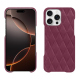 レザーケース Apple iPhone 16 Pro - Prune vintage - Couture ( Pantone #612434 ) 