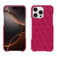 Funda de piel Apple iPhone 16 Pro - Rose fluo - Couture ( Pantone #ff16b4 ) 