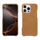 Coque cuir Apple iPhone 16 Pro - Castan esparciate ( Pantone #824F2A )