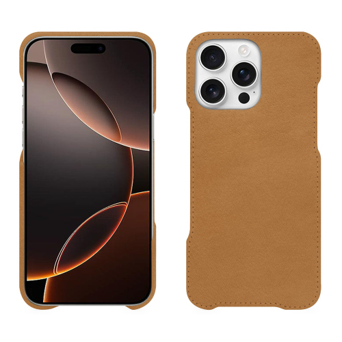 Luxushülle Apple iPhone 16 Pro | Eleganz und EinzigartigkeitCastan esparciate ( Pantone #824F2A )