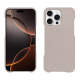 Capa em pele Apple iPhone 16 Pro - Taupe innocent ( Pantone #d6d2c4 ) 