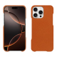 Capa em pele Apple iPhone 16 Pro - Orange vibrant ( Pantone #e36b39 ) 