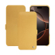 Apple iPhone 16 Pro leather case - Or Maïa ( Pantone 871C ) 