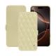 Custodia in pelle Apple iPhone 16 Pro - Beige - Couture ( Nappa - Pantone #ceb888 ) 