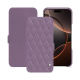 Lederschutzhülle Apple iPhone 16 Pro - Lilas - Couture ( Nappa - Pantone #b9a3e3 ) 