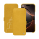 Apple iPhone 16 Pro leather case - Jaune soulèu ( Pantone #F3B934 )