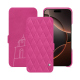 Custodia in pelle Apple iPhone 16 Pro - Rose BB - Couture ( Pantone #DB599F )