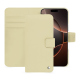 Apple iPhone 16 Pro leather wallet case - Beige ( Nappa - Pantone #ceb888 ) 