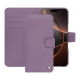 Funda de piel para cartera Apple iPhone 16 Pro - Lilas ( Nappa - Pantone #b9a3e3 ) 