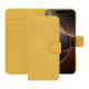 Apple iPhone 16 Pro leather wallet case - Mimosa ( Pantone #b39437 ) 
