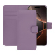 Apple iPhone 16 Pro leather wallet case - Lilas PU ( Pantone #b9a3e3 )