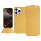 硬质真皮保护套 Apple iPhone 16 Pro - Or Maïa ( Pantone 871C ) 