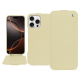 Housse cuir Apple iPhone 16 Pro - Beige ( Nappa - Pantone #ceb888 ) 