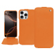 Funda de piel Apple iPhone 16 Pro - Orange ( Nappa - Pantone #ff9351 ) 