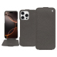 硬质真皮保护套 Apple iPhone 16 Pro - Anthracite ( Pantone #41403c ) 