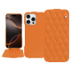 硬质真皮保护套 Apple iPhone 16 Pro - Orange - Couture ( Nappa - Pantone #ff9351 ) 