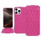 Capa em pele Apple iPhone 16 Pro - Rose BB - Couture ( Pantone #DB599F )