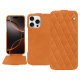 Lederschutzhülle Apple iPhone 16 Pro - Mandarine vintage - Couture ( Pantone #d47231 ) 