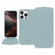 Custodia in pelle Apple iPhone 16 Pro - Bleu Ciel PU ( Pantone #abcae9 )