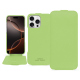 Custodia in pelle Apple iPhone 16 Pro - Vert olive PU ( Pantone #a7c58e )