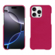 Funda de piel Apple iPhone 16 Pro Max - Rose fluo ( Pantone #ff16b4 ) 