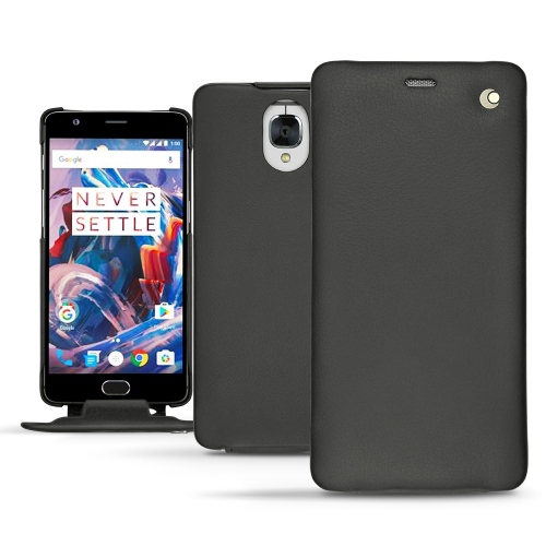 OnePlus 3 leather case - Noir ( Nappa - Black ) 
