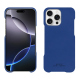 Coque cuir Apple iPhone 16 Pro Max - Bleu Océan PU ( Pantone #003da5 )