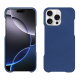 Coque cuir Apple iPhone 16 Pro Max - Bleu frisson ( Pantone #29588c ) 