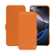 Housse cuir Apple iPhone 16 Pro Max - Orange ( Nappa - Pantone #ff9351 ) 