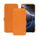 硬质真皮保护套 Apple iPhone 16 Pro Max - Abaca arancio ( Pantone #d77540 )