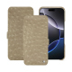 Capa em pele Apple iPhone 16 Pro Max - Autruche desert ( Pantone #A39382 ) 