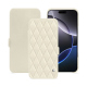 Capa em pele Apple iPhone 16 Pro Max - Blanc - Couture ( Nappa - White ) 