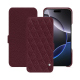 Funda de piel Apple iPhone 16 Pro Max - Lie de vin - Couture ( Pantone #412234 ) 