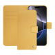 Apple iPhone 16 Pro Max leather wallet case - Or Maïa ( Pantone 871C ) 