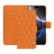Custodia in pelle Apple iPhone 16 Pro Max - Orange - Couture ( Nappa - Pantone #ff9351 ) 