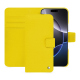 Apple iPhone 16 Pro Max レザーウォレットケース - Jaune fluo ( Pantone #c9ff57 ) 