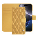 Apple iPhone 16 Pro Max leather wallet case - Or Maïa - Couture ( Pantone 871C ) 