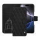 Custodia in pelle Apple iPhone 16 Pro Max - Negre poudro - Couture ( Pantone #111212 )