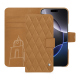 Custodia in pelle Apple iPhone 16 Pro Max - Castan esparciate - Couture ( Pantone #824F2A )