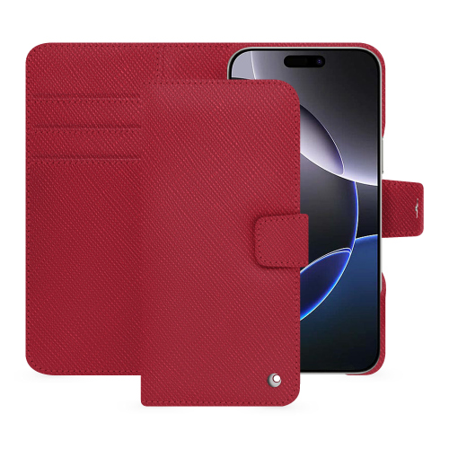 Capa de luxo para iPhone 16 Pro Max | Haute CoutureRouge passion ( Pantone #a6192e ) 