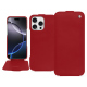 Lederschutzhülle Apple iPhone 16 Pro Max - Rouge ( Nappa - Pantone #d50032 ) 
