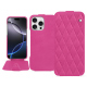 Funda de piel Apple iPhone 16 Pro Max - Rose BB - Couture ( Pantone #DB599F )