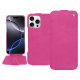 Funda de piel Apple iPhone 16 Pro Max - Rose BB ( Pantone #DB599F )