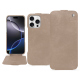 Funda de piel Apple iPhone 16 Pro Max - Taupe vintage ( Pantone #bda790 ) 